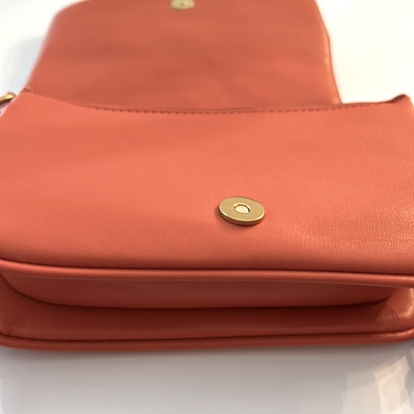 🆕Zara Mini Burnt Orange Faux Leather Crossbody - Picture 7 of 8